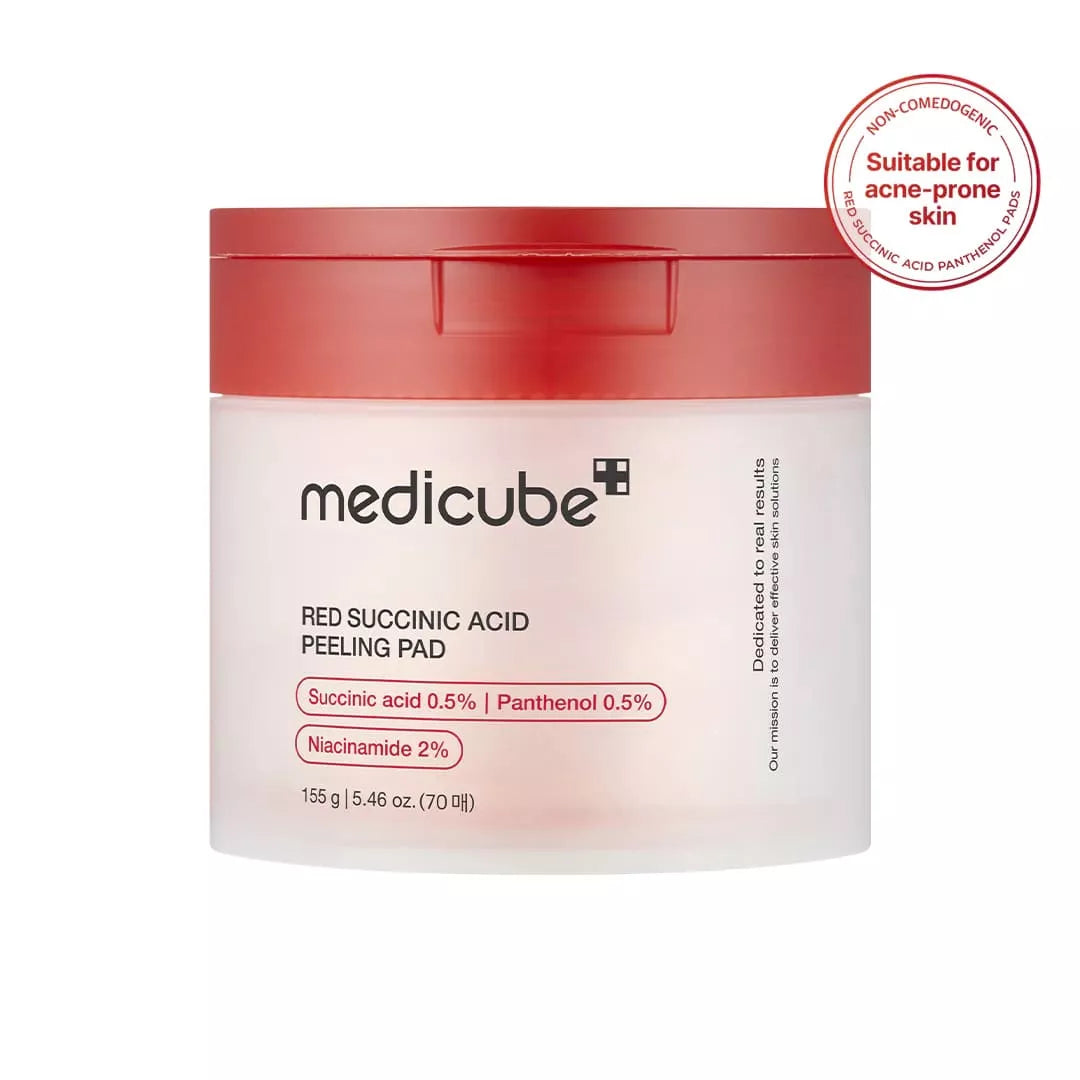 Medicube Red Succinic Acid Peeling Pad (70pcs)