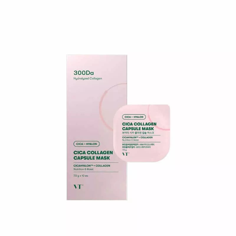 VT Cica Collagen Capsule Mask (7.5g × 10ea) Glow Rituals by SculptUrGlow