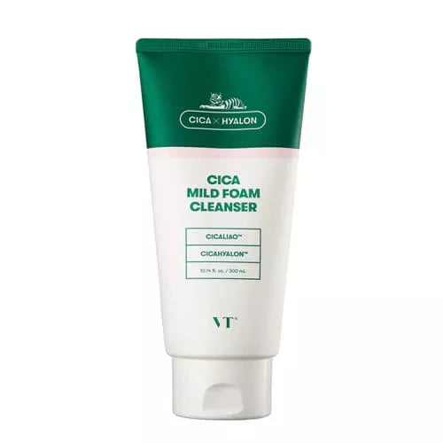 VT Cica Mild Foam Cleanser (300ml) Glow Rituals by SculptUrGlow